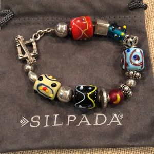 Silpada glass bead bracelet
